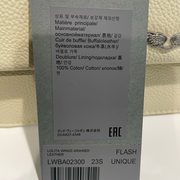 NWT Zadig & Voltaire Lolita Crossbody Bag in Cream Color - Picture 9 of 12